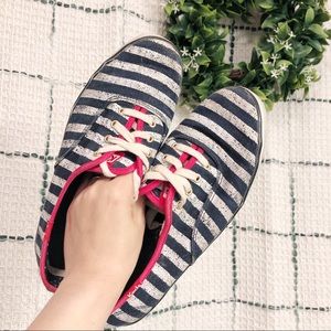 SOLD｜Keds Women’s Striped Canvas Flat Shoes Sneakers